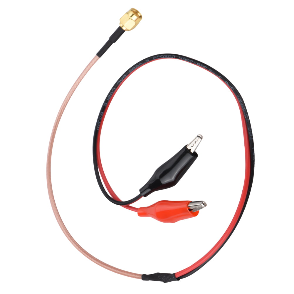Radio Frequency Connection Cable Red Black Test 1Pcs Cable Testing Kit 52cm Cable Testing Tool Test Lead Connection Cable for Industrial Use 
