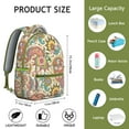 thumbnail image 2 of Abstract Bohemian Style Waterproof Backpack for Student, Durable Oxford Cloth, Scratch-Resistant, Adjustable Straps with Large Capacity for School, Travel, Outdoor, and Sports Activities, 2 of 5