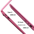 thumbnail image 2 of CHIBBS 10.1" Inch Portable Kids Laptop Computer, Linux-Android 12.0 OS, 2gb Rom+64gb Rom, Wi-Fi- Pink, 2 of 11
