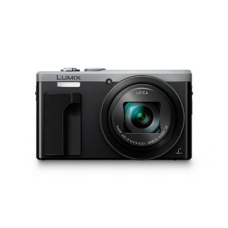 Panasonic LUMIX DMC-ZS60 Camera, 18 Megapixels, 1/2.3-inch Sensor, 4K Video, WiFi, Leica DC Lens 30X F3.3-6.4 Zoom (Silver) (International Model) No (Best 30x Zoom Camera)