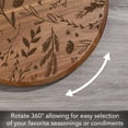 thumbnail image 3 of CounterArt Decorative Acacia Wood Lazy Susan Turntable 14" Diameter, 3 of 7