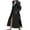 #1 Black, variant on LYXSSBYX Puffer Jackets Long for Women Winter Fashion Woman Lengthened and Thickened Medium Length Down Cotton Jacket