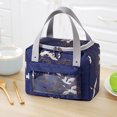 thumbnail image 3 of Bolsa de picnic Bolsa de almacenamiento de utensilios de cocina con asa Bolsa térmica para alimentos Bolsa de entrega de cerveza, 3 of 9