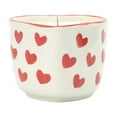 thumbnail image 2 of Love Candle Cup Pillar Candles Holders Candle Holder for Decoration Heart Candlestick Holders Taper Candles Wedding Decor Banquets Candle Holder Red Ceramics Fresh Dinner Party Candlestick Holders, 2 of 6