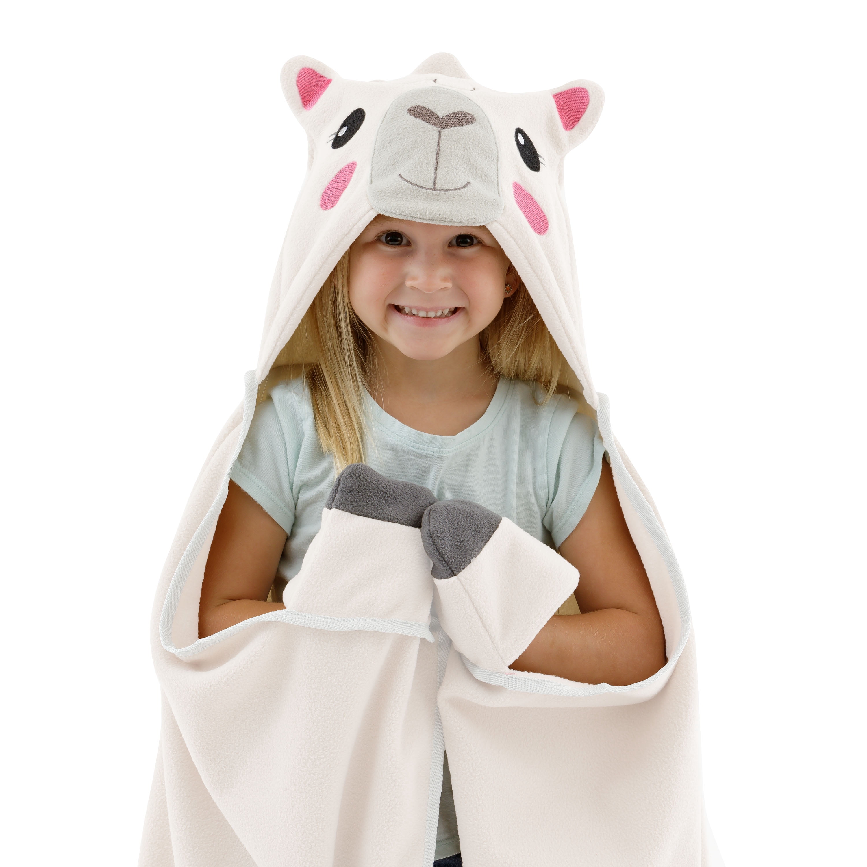 Firefly! Outdoor Gear Izzie the Llama Kid's Wearable Fleece Blanket, Unisex (50 in. x 40 in.)
