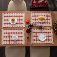 thumbnail image 4 of Washranp Boho Placemats,Handmade Cotton Woven Geometric Pattern Heat Insulation Placemats for Dining Kitchen Wedding Decoration, 4 of 5