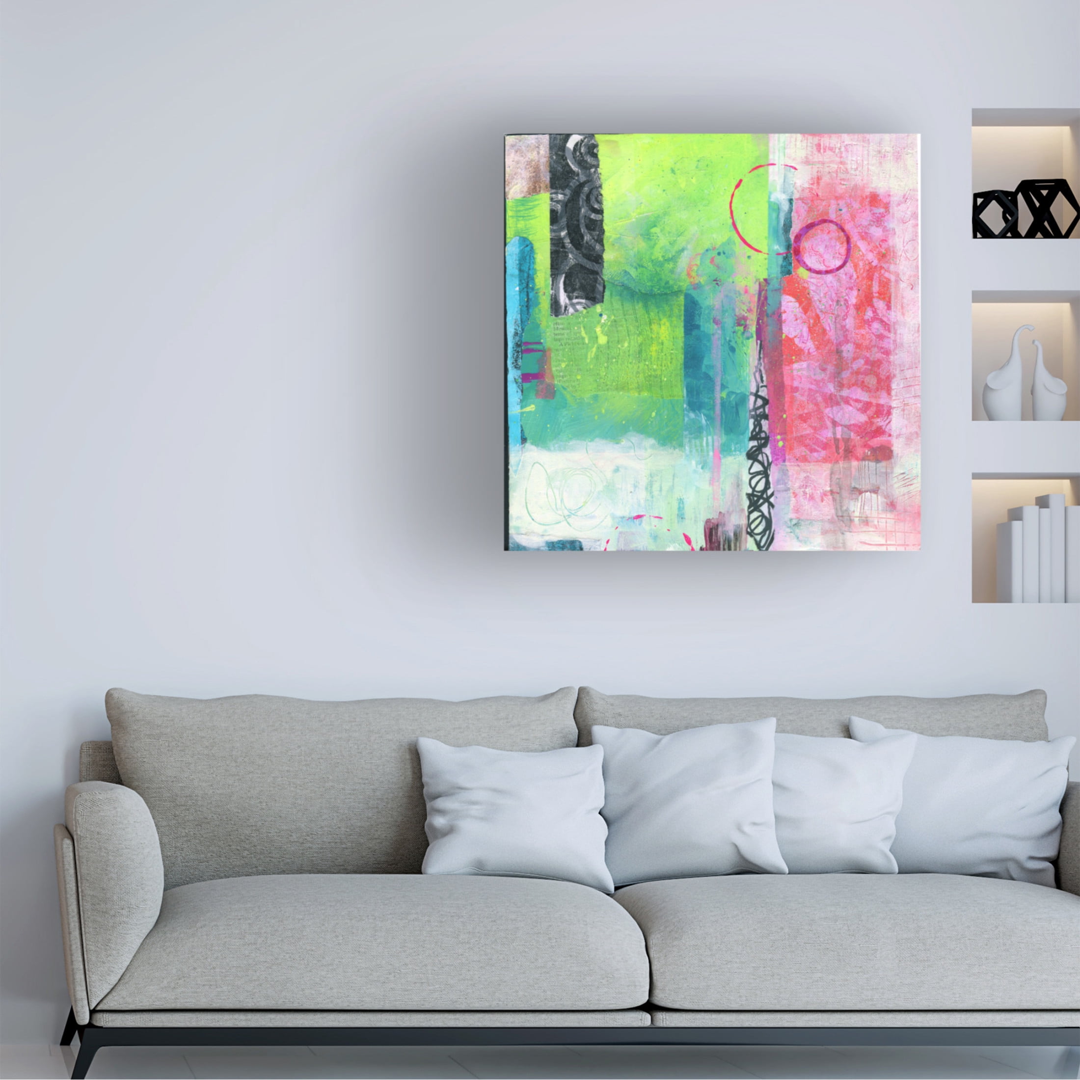 Canvas Wall Art - Fiona Stokes Gilbert 'Firenze' Wall Art for Living Room, Bedroom, or Office Décor by Trademark Fine Art - 18 x 18 Inches