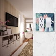 thumbnail image 5 of Yayeee Rocker Switch Wall Plate 3-Gang 6.5"x4.6" Home Decorative Outlet Cover, Pink Flowers, 5 of 6