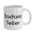 thumbnail image 2 of Fancy Teller Gifts, Badass Teller, Perfect 15oz Mug For Friends, Cup From Coworkers, 2 of 6