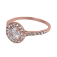 thumbnail image 3 of LuckyLy Anillos de Compromiso y Promesa para Mujer, Acero Inoxidable Baño Oro Rosa 18k, Oro 18k, Plata y Zirconia Cúbica – Joyería ideal como Regalos para Mujer Navidad y Regalos para Mamá, rosa 8, 3 of 8