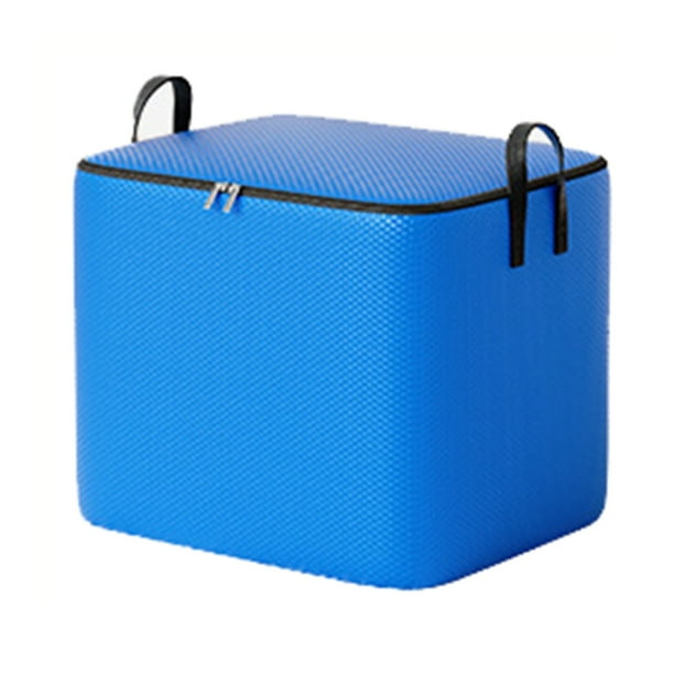 Bolsa de almacenamiento tejida de gran capacidad | Manta impermeable a prueba de humedad Organizador de ropa de edredón | Bolsa portátil y duradera para mudanzas y equipaje | Dispositivo de mano