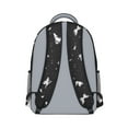 thumbnail image 3 of Floral Butterfly Print Daypack - Waterproof, Ergonomic Spine Support, Abstract Butterfly Art for College Students, 3 of 5