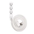 thumbnail image 2 of Cable De Extensión Plano De Salida Múltiple De 10 Pies Para Uso En Interiores De Electes - Cable De Extensión Múltiple De 3 Clavijas Con Certificación Ul - Cable De Extensión Plano En Ángulo Que Ahorr, 2 of 5