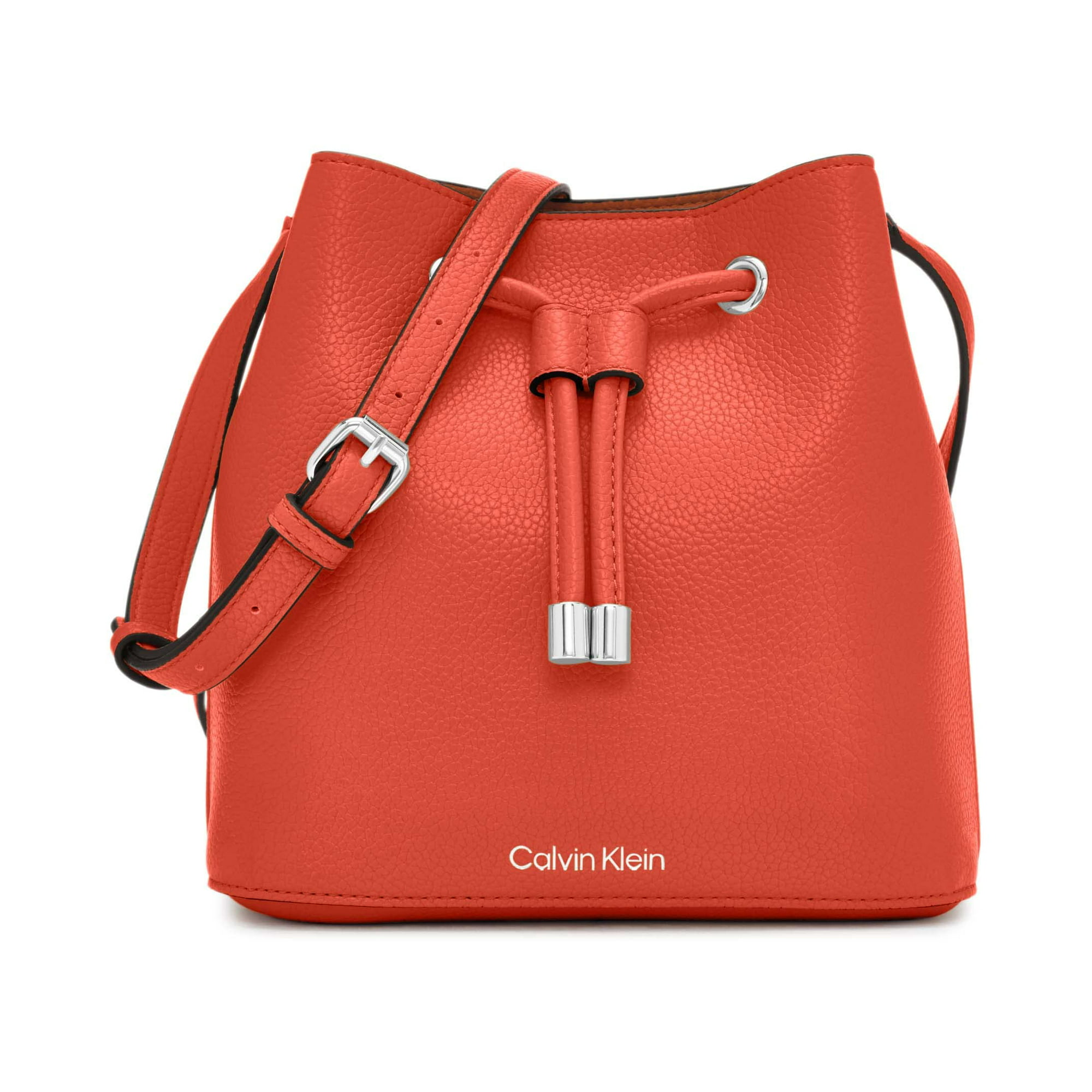 Calvin Klein Gabrianna Novelty Mini Bucket Crossbody, Fiery Orange |  Walmart Canada