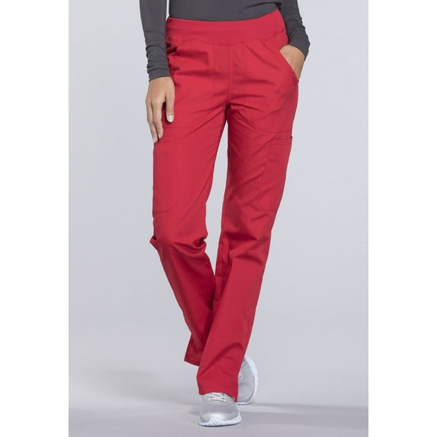 Cherokee Cherokee Workwear Scrubs Pant for Women Mid Rise Straight