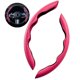 thumbnail image 2 of 1 par nueva funda de volante de fibra de carbono para mujer y hombre, accesorio de coche seguro y antideslizante, Protector de rueda de coche de ajuste Universal, 2 of 8