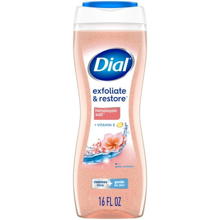 Dial Body Wash, Exfoliate & Restore Himalayan Salt, 16 fl oz