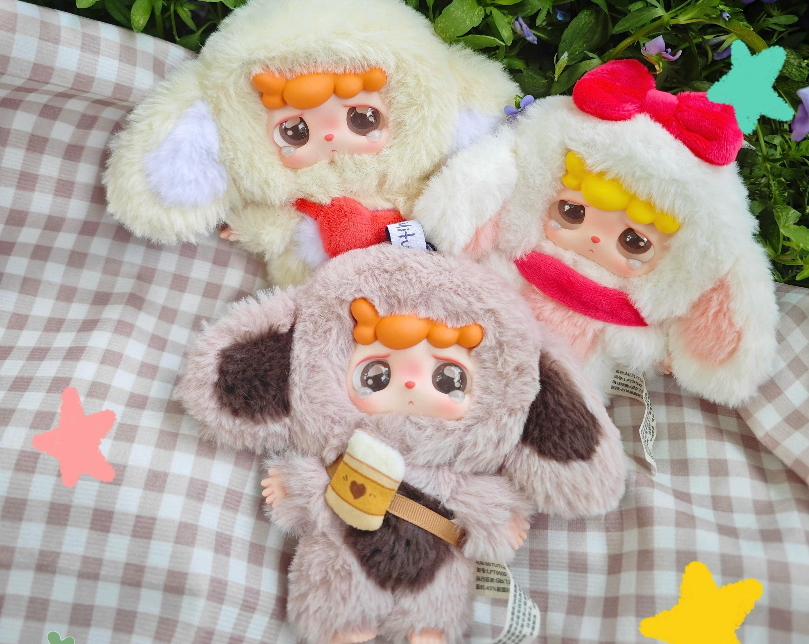 Baby Three Mitutu & Hulala Plush Series Blind Box