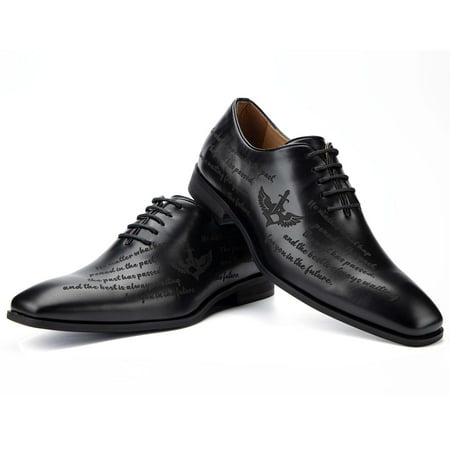 

JITAI Men Dress Shoes Fashion Oxford Shoes for Men Black Size 11