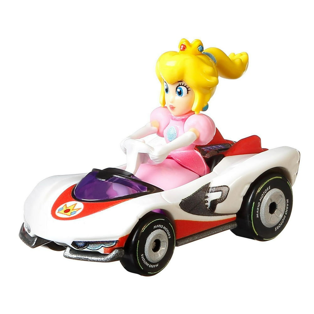 Hot Wheels Mario Kart PWing Princess Peach Diecast Car [No Packaging