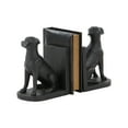 thumbnail image 6 of Decmode - Dark Brown Labrador Dog Bookends, Pair: 6" x 8" Each, 6 of 9