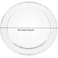 thumbnail image 5 of Microwave Oven Glass Plate Microwave Glass Turntable Plate Replacement Flat Base Glass Tray 24.5cm/9.6 Inches (flat Bottom), 5 of 5