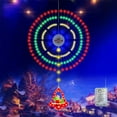 thumbnail image 2 of Qocolhg Christmas Decorations Outdoor Indoor, Christmas Disc Fireworksing Lights Strings Decorative Lights Indoor Hanging Decorations Christmas Tree Bells Battery, On Sale Clearance!, 2 of 6