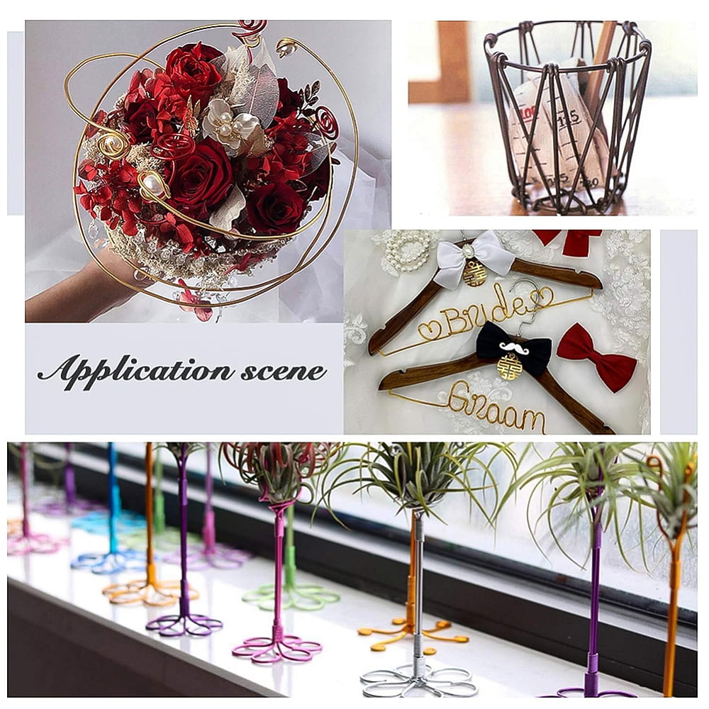 20 Gauge 770FT Resistant Jewelry Beading Wire Bendable Aluminum Sculpting Metal Wire Jewelry Craft Beading Work St. Patrick's