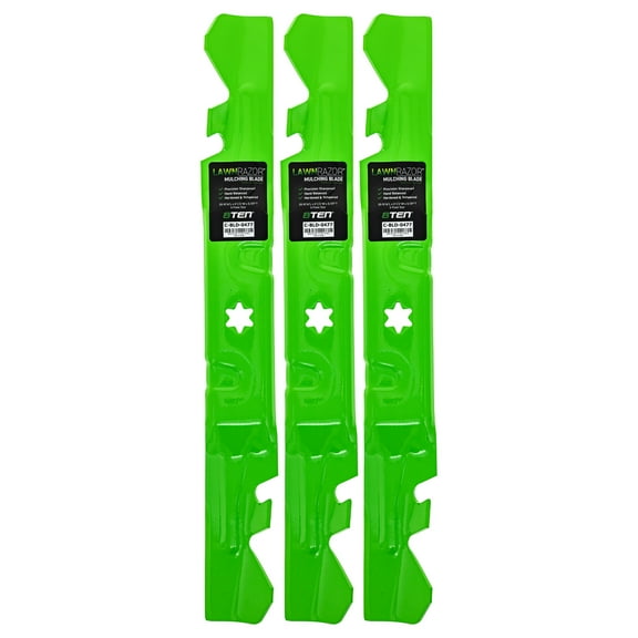 LawnRAZOR Blade for Cub Cadet ZT2 ZT3 60-inch Deck 490-110-C188 Toothed 3 Pack 810-CBL2699D