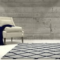 thumbnail image 2 of Ladole Rugs Geometric Trellis Simple Syle Carpet Comfortable Area Rug Carpet in Ivory-Navy Blue 4x6 (3'11" x 5'7", 120cm x 170cm), 2 of 4