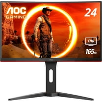 AOC C24G1A-B 24" Full HD (1920x1080) 144Hz 1ms Curved LED FreeSync Monitor, Black