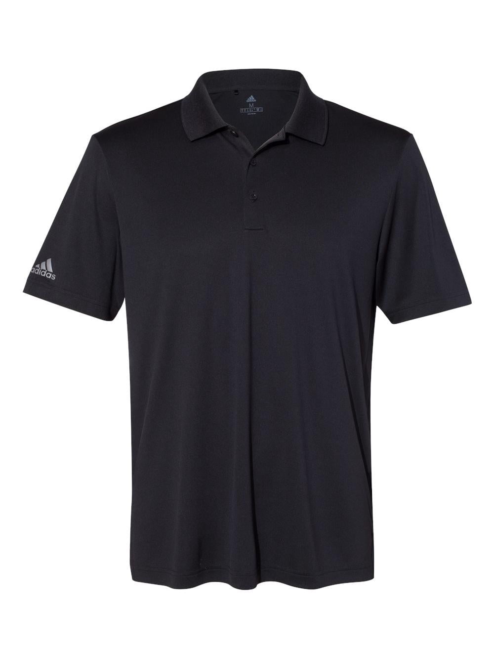 Adidas Mens Performance Polo, 4XL, Black