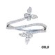 thumbnail image 2 of Sonducket Anillo de mujer, joyería decorativa brillante para nudillos, diamantes de imitación, exquisita decoración de mano, elegante joyería Ropa, zapatos y accesorios Miscelánea talla 8, 2 of 6