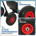 thumbnail image 5 of S-HOME Efficient 30 Inch Wide Metal Snow Pusher with 15 Inch Height and 2 Wheels for Easy Snow Clearing on Driveways, 5 of 9