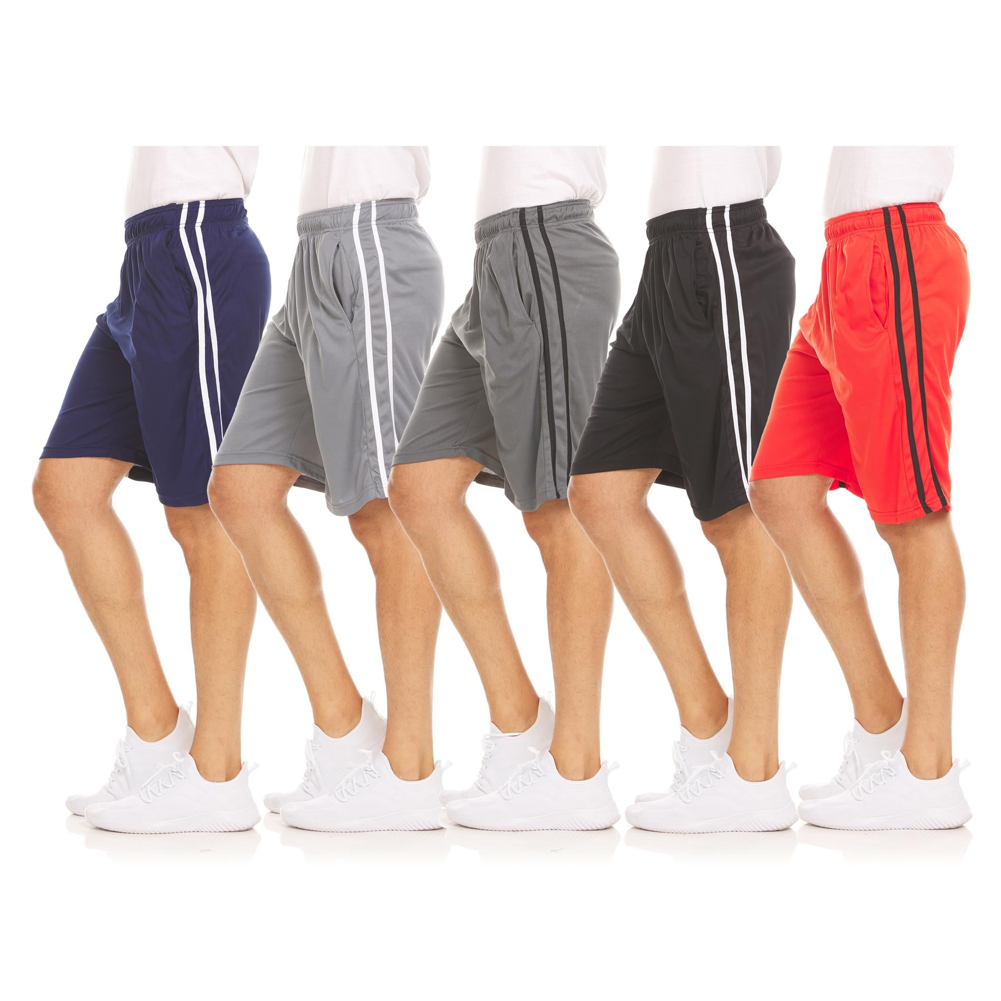 DARESAY Mens Athletic Shorts with Pockets, Workout Active Performance