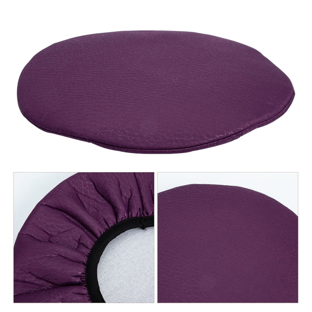 unbranded Funda Para Asiento De Taburete Redondo Color Púrpura Para Uso Doméstico
