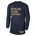 thumbnail image 2 of Unisex Nike Navy New Orleans Pelicans 2023/24 Legend On-Court Practice Long Sleeve T-Shirt, 2 of 3