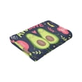 thumbnail image 6 of Kll Fleece Blanket Plush Throw Blanket Avocado Love,Soft Fuzzy Cozy Flannel Blanket For Couch Sofa Bed.(40"X30"), 6 of 9