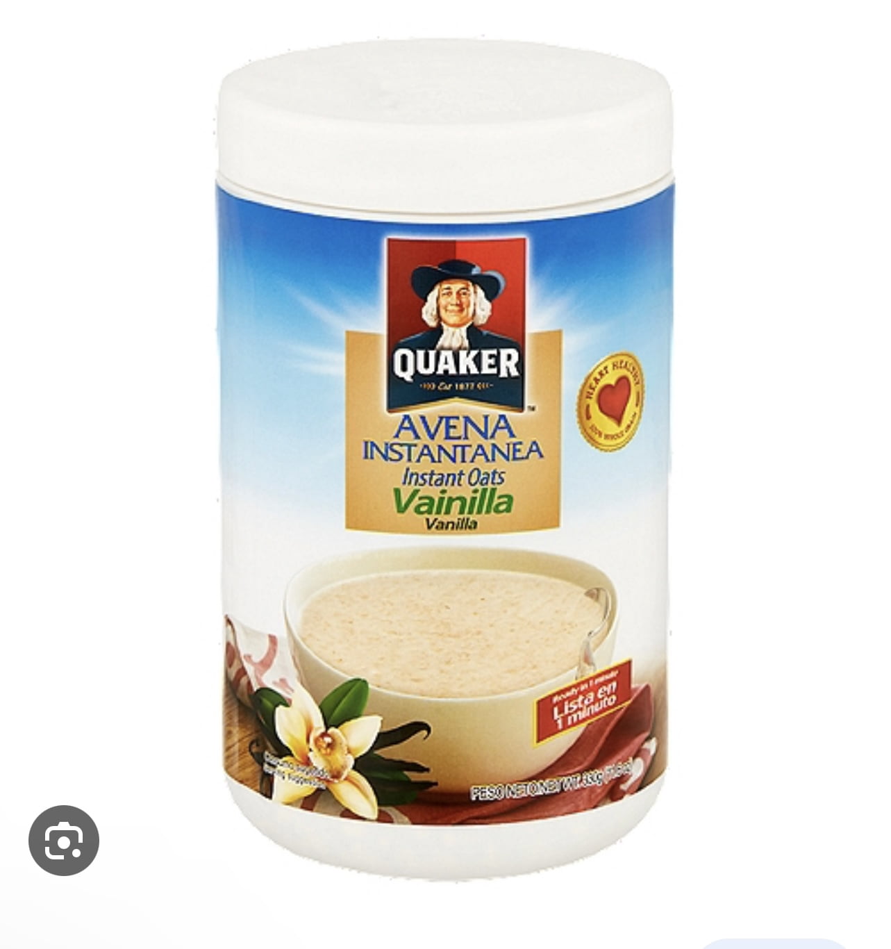 (4 pack) Quaker Oats Instant oats Vanilla Flavored 12oz Plastic Bags Ready to Cook Breakfast
