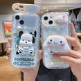 thumbnail image 2 of Sanrio Cinnamoroll-funda de teléfono con espejo para maquillaje, con soporte, para iPhone 14, 13, 12, 11 Pro Max, XR, XS MAX, 8, X, 7 Fivean unisex, 2 of 2