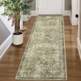 thumbnail image 1 of Rug Modern Bordered Machine Washable Rug for Living Room Farmhouse Geometric Border Carpet Non-Slip Stain Resistant Accent Rug Floor Cover for Bedroom, 1 of 8