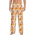 thumbnail image 2 of Lsque Autumn Sweater Warmth Print Men's Pajama Pants, Lounge Pant - Comfortable Home Wear,Elastic Waistband, Stylish Design-Small, 2 of 9