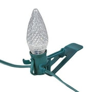 39032 All in One Clear Christmas Light Clip, C7/C9 Base, Shingle, 25 Pack - Picture 10 of 10