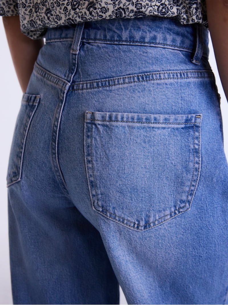 Scenario Women's Wide Leg Jeans, Sizes 0-20 - Walmart.com
