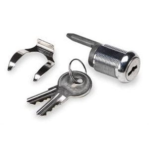 Craftsman Style Filing Cabinet Global Style File Cabinet Lock LK26Dimensions: Width 5/8 , Threaded shaft is 1, lever is 1-1/8 By Global Industrial Equipment ()