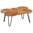 thumbnail image 1 of vidaXL Coffee Table 36 cm 6 Trunks Solid Wood Acacia, 1 of 4