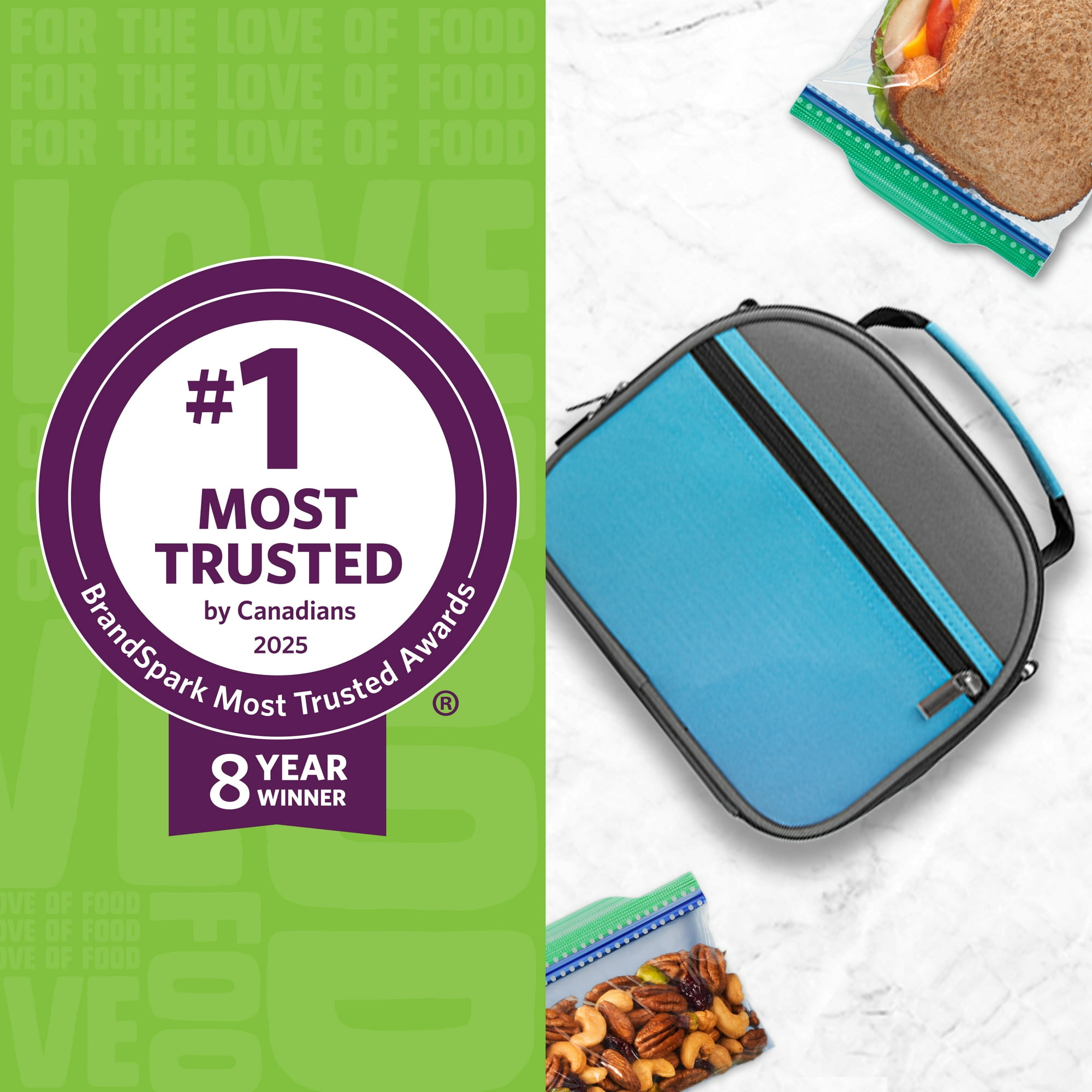 Sacs à Sandwich Et Collation Ziploc Avec Texture Guadeloupe