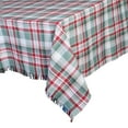 thumbnail image 3 of St Nicholas Square Evergreen Lane Christmas Plaid Tablecloth 60x84 Oblong, 3 of 3
