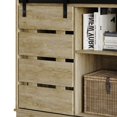 thumbnail image 4 of Castle Place Farmhouse Sideboard Buffet Cabinet, Light Oak, 4 of 7