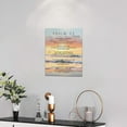 thumbnail image 3 of Psalm 23 Wall Art Bible Verse Pictures Wall Decor Christian Scriptures Psalms Canvas Prints Painting Religious Sunset Framed Artwork For Bathroom Bedroom Living Room 12"x16", 3 of 6